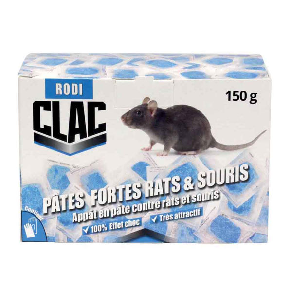 Image sur Pâtes Fortes rats et souris (espèces résistantes) 150 gr