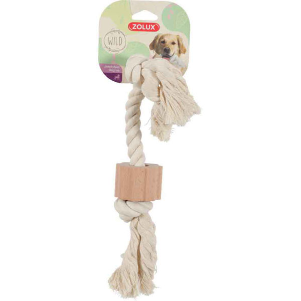 Image sur jouet chien corde wild 2 nœuds