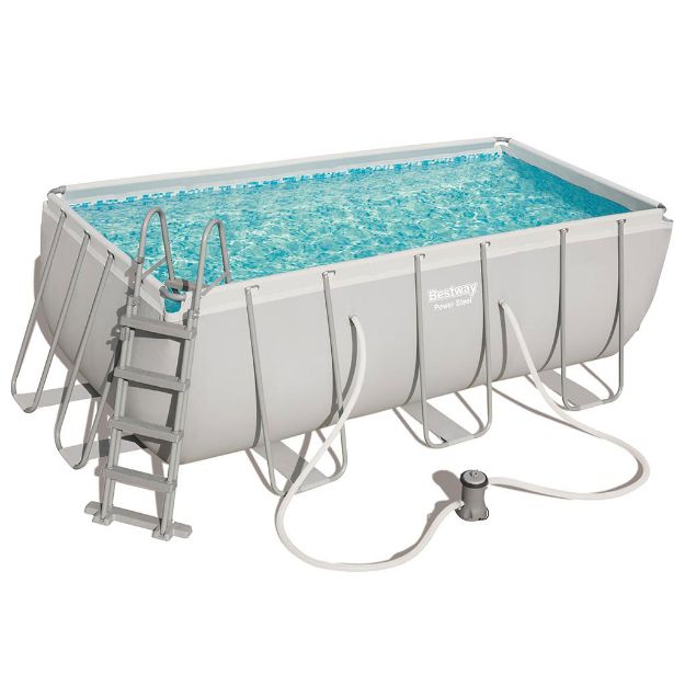 Image de piscine power style rectangulaire 412cm - BESTWAY