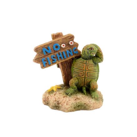 Agrandir l'image de Décoration d'aquarium tortue no fishing Image de Décoration d'aquarium tortue no fishing