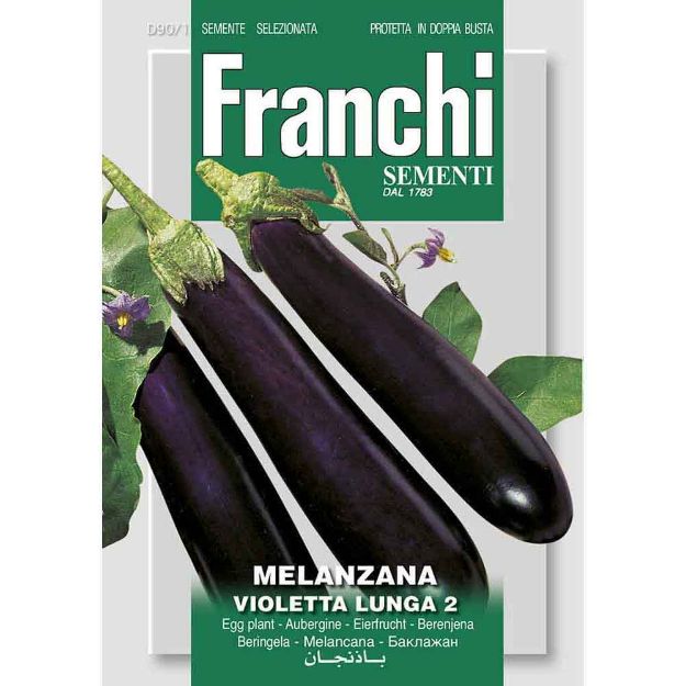 Image de Graines aubergine violetta lunga - Franchi