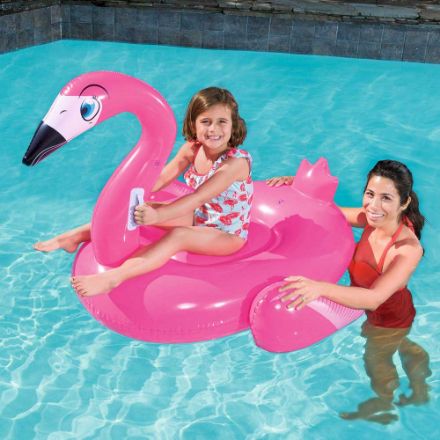 Agrandir l'image de Bouée gonflable flamand rose - BESTWAY Image de Bouée gonflable flamand rose - BESTWAY