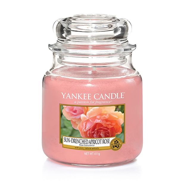 Image de BOUGIE Sun-Dreched Apricot Rose M - YANKEE CANDLE