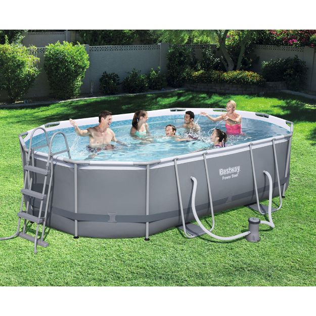 Image de Piscine Power Steel Frame 4,88M - BESTWAY