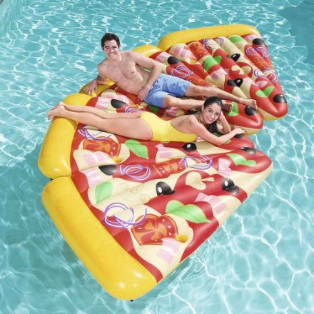 Agrandir l'image de Bouée gonflable pizza - BESTWAY Image de Bouée gonflable pizza - BESTWAY