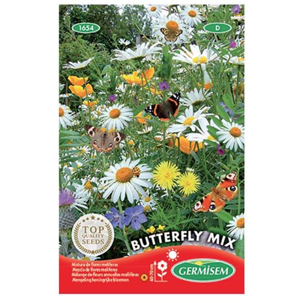 Image de Mélange de graines de fleurs annuelles mellifères butterfly