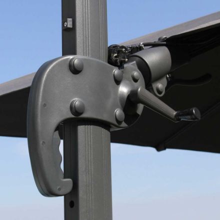 Agrandir l'image de Parasol Alu Deporte 3X3M Inclinable Grey - PRO LOISIRS Image de Parasol Alu Deporte 3X3M Inclinable Grey - PRO LOISIRS