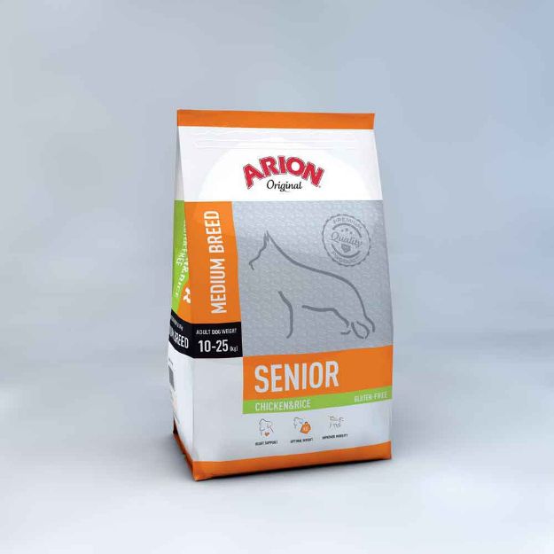 Image de Nourriture arion orginal adult medium senior chicken & rice 12 kg
