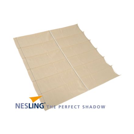 Agrandir l'image de Toile pergola carre 3,7m creme - NESLING Image de Toile pergola carre 3,7m creme - NESLING