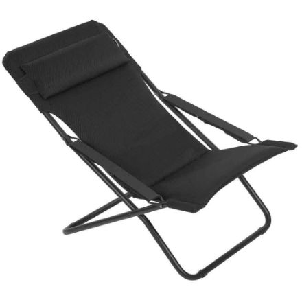 Agrandir l'image de TRANSABED AirComfort® Acier Noir - Lafuma Mobilier Image de TRANSABED AirComfort® Acier Noir - Lafuma Mobilier