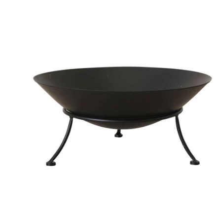 Agrandir l'image de Brasero à feu Turbo, D47 cm, Fer, Noir Image de Brasero à feu Turbo, D47 cm, Fer, Noir