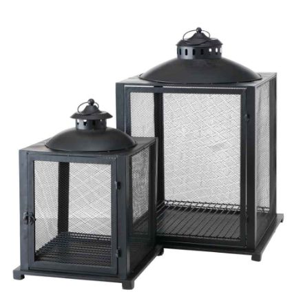 Agrandir l'image de Brasero Robby, H 76 cm, Fer, Noir Image de Brasero Robby, H 76 cm, Fer, Noir