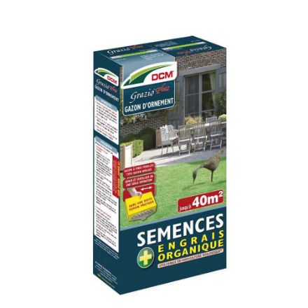 Agrandir l'image de Semences de gazon Plus Gazon d'Ornement DCM 600GR Image de Semences de gazon Plus Gazon d'Ornement DCM 600GR