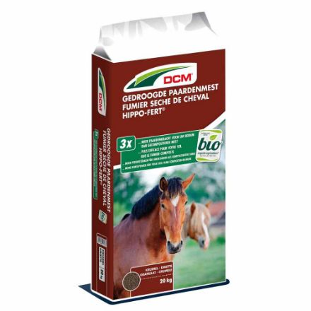 Agrandir l'image de DCM FUMIER CHEVAL 20KG Image de DCM FUMIER CHEVAL 20KG