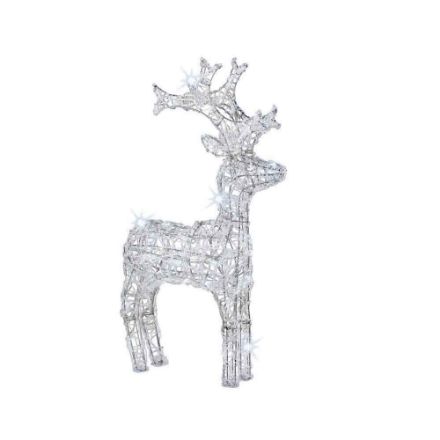 Agrandir l'image de Renne Blanc froid90cm-80Led Image de Renne Blanc froid90cm-80Led