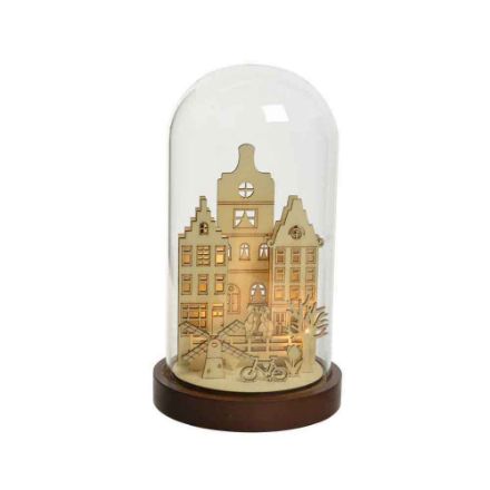 Agrandir l'image de Cloche Amsterdam 16x28cm-7Led Image de Cloche Amsterdam 16x28cm-7Led