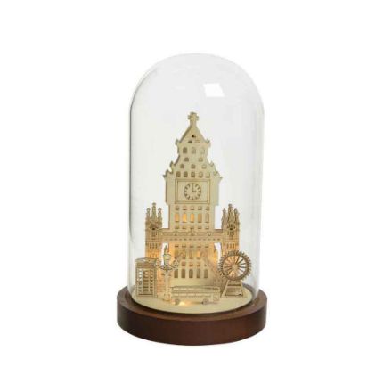 Agrandir l'image de Cloche Londres 16x28cm-7Led Image de Cloche Londres 16x28cm-7Led