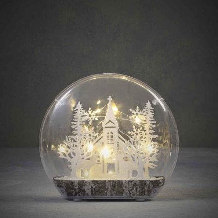 Agrandir l'image de Scene hiver maison blanc chaud 12L Image de Scene hiver maison blanc chaud 12L