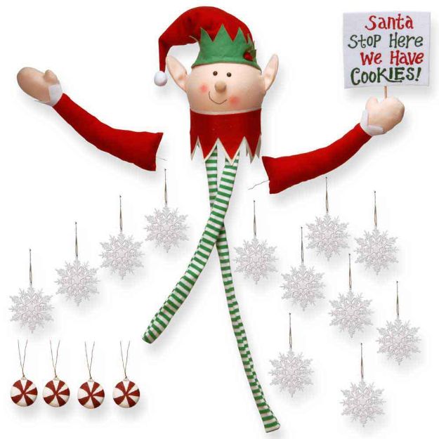 Image de Kit Santa's Elf Tree Decoration Kit 19pcs