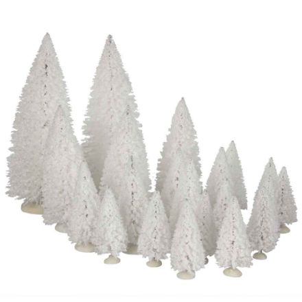 Agrandir l'image de Tree white assorted 21 pieces Image de Tree white assorted 21 pieces