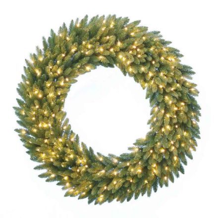 Agrandir l'image de Couronne Grande Fir Wreath d61cm 50 Led Transfo Image de Couronne Grande Fir Wreath d61cm 50 Led Transfo