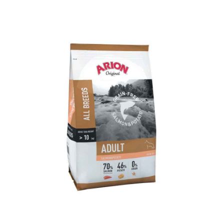 Agrandir l'image de Nourriture arion grain free salmon & potato 12 kg Image de Nourriture arion grain free salmon & potato 12 kg