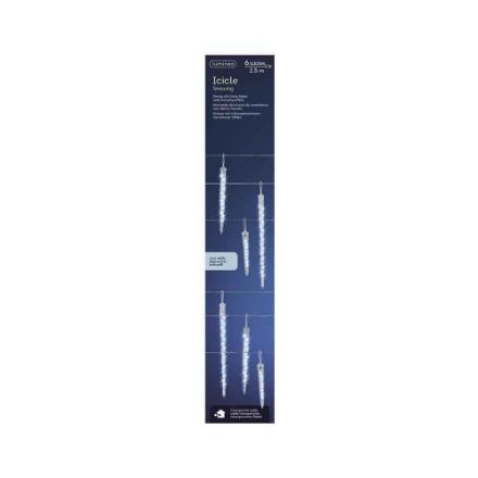 Agrandir l'image de stalactites transparent/blanc froid250cm-76Led Image de stalactites transparent/blanc froid250cm-76Led
