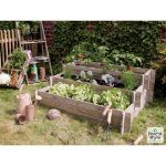 Image de Carré potager ANGELIC treillis 
1000x800x400 mm - 3 étages
