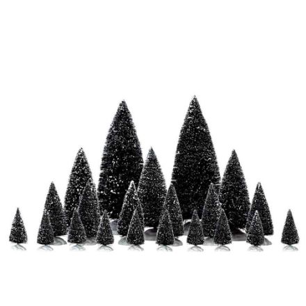 Agrandir l'image de Assortiment de 21 sapins - Lemax . Image de Assortiment de 21 sapins - Lemax .