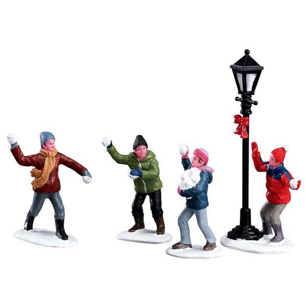 Image de Bataille de boules de neige - Lemax .