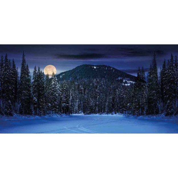 Image de ARRIERE PLAN TEXTILE MONTAGNE NUIT