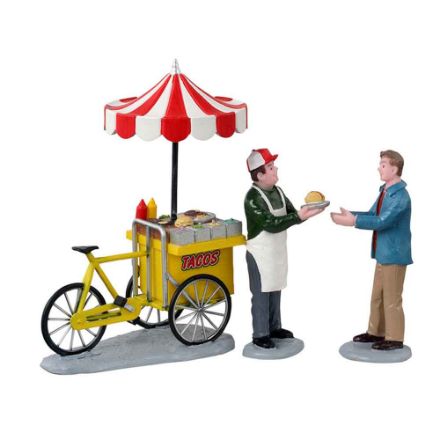 Agrandir l'image de Chariot à tacos, ensemble de 3- Lemax Image de Chariot à tacos, ensemble de 3- Lemax