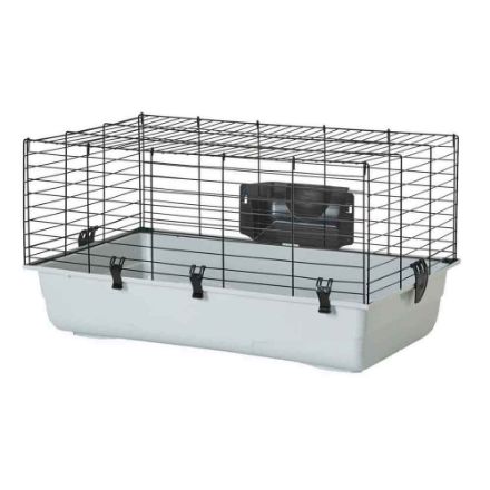 Agrandir l'image de Cage grand rongeur Ambiente beige/rouge 80x50x43cm Image de Cage grand rongeur Ambiente beige/rouge 80x50x43cm