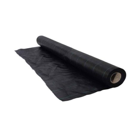 Agrandir l'image de TOILE PAILLAGE NOIR 1,65 X 100 M Image de TOILE PAILLAGE NOIR 1,65 X 100 M