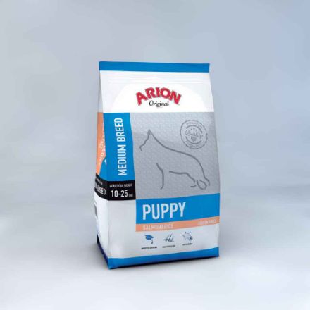 Agrandir l'image de Nourriture arion orginal puppy medium salmon & rice 12 kg Image de Nourriture arion orginal puppy medium salmon & rice 12 kg