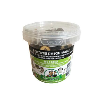 Agrandir l'image de Buchettes de kiwi pour rongeur 120gr Image de Buchettes de kiwi pour rongeur 120gr