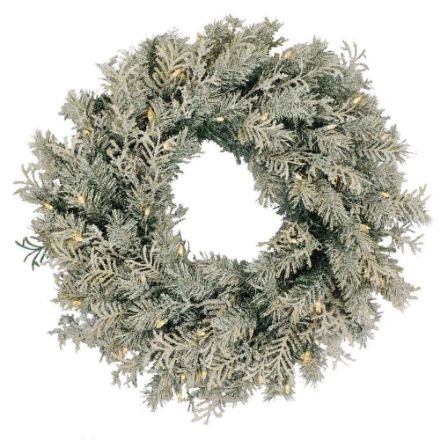 Agrandir l'image de Couronne Stonington D:61cm + Led Image de Couronne Stonington D:61cm + Led