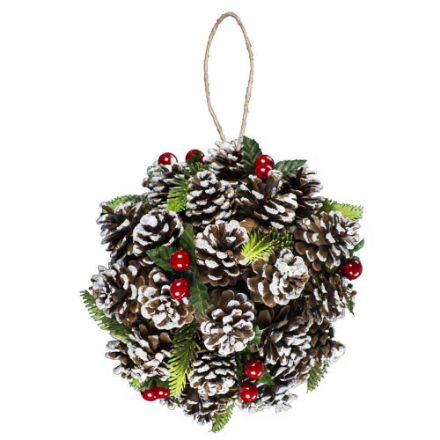 Agrandir l'image de Boule Whitebark Pine deco ball medium 20cm Image de Boule Whitebark Pine deco ball medium 20cm