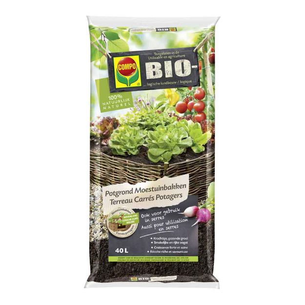 Image de COMPO Bio Terreau Carrés Potagers 40 L