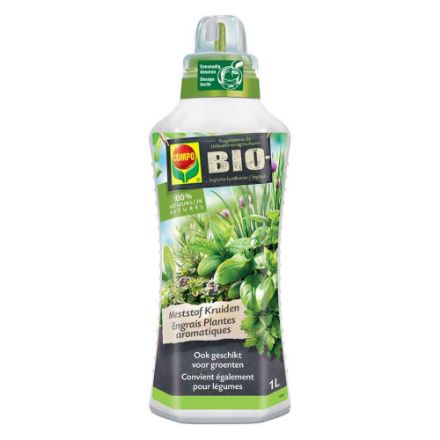 Agrandir l'image de COMPO BIO ENGRAIS LIQUIDE PLANTES AROMATIQUES  1 L Image de COMPO BIO ENGRAIS LIQUIDE PLANTES AROMATIQUES  1 L