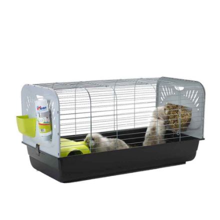 Agrandir l'image de Cage Caesar 3 deluxe gris/Ass. 100x50x51cm Image de Cage Caesar 3 deluxe gris/Ass. 100x50x51cm