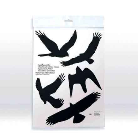 Agrandir l'image de 5 SILHOUETTES ANTI COLLISION OISEAUX Image de 5 SILHOUETTES ANTI COLLISION OISEAUX