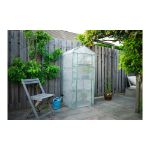Image de Serre de jardin avec 4 étagères(Ø16 mm, PE armé 120 g/m²) - H160 x 69 x 49 cm