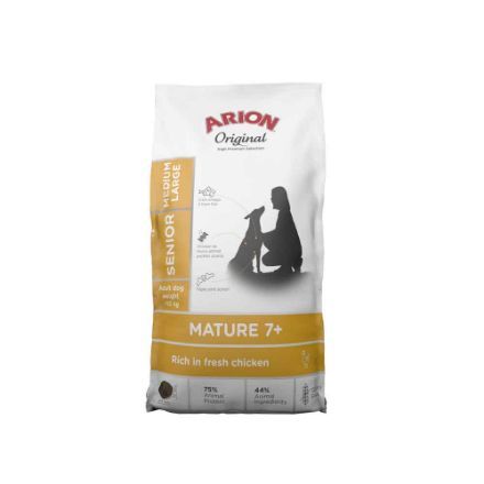 Agrandir l'image de Nourriture Arion original mature 7+ medium/large 12kg Image de Nourriture Arion original mature 7+ medium/large 12kg