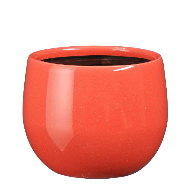 Image de Pablo pot ronde fuchsia - h14xd16cm - Mica