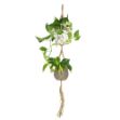Image de MACRAMÉ DOBLE  NŒUD CARRÉ NATUREL 120 CM
