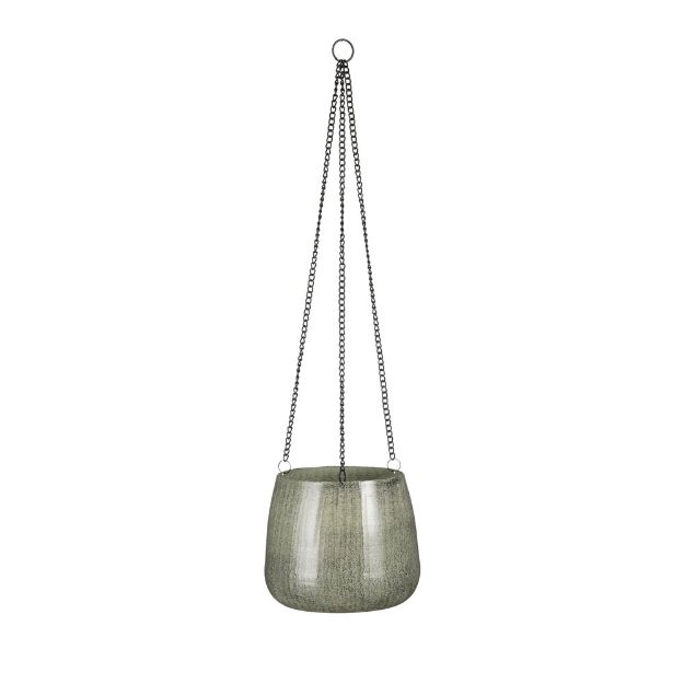 Image de Benson pot suspendre gris cl. - h16xd19cm - Mica