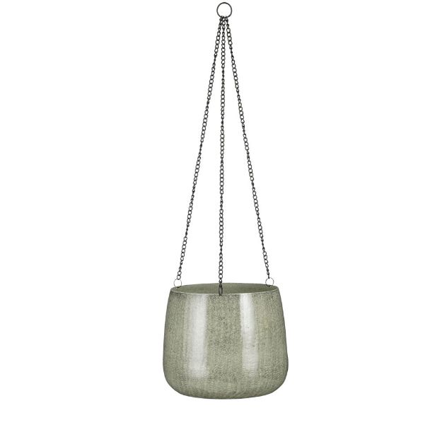 Image de Benson pot suspendre gris cl. - h20xd23cm - Mica