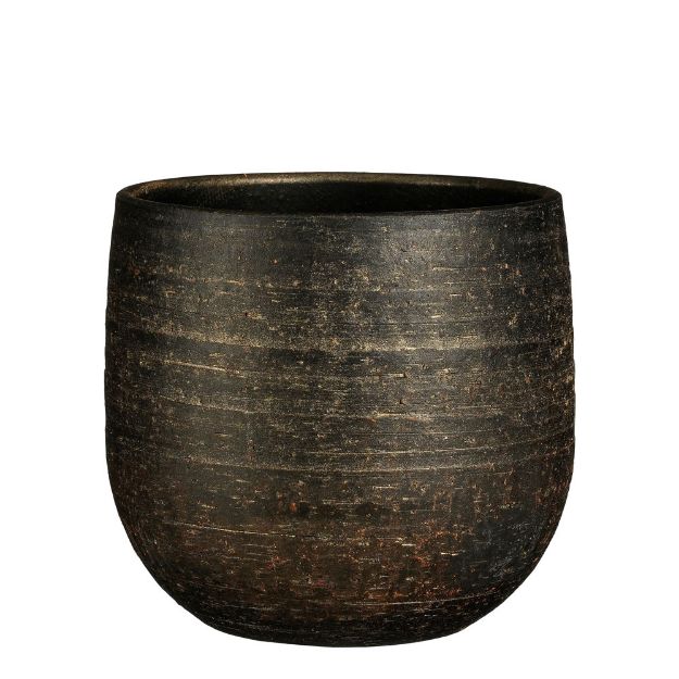 Image de Marcus pot ronde bronze metalliques - h19xd21cm - Mica