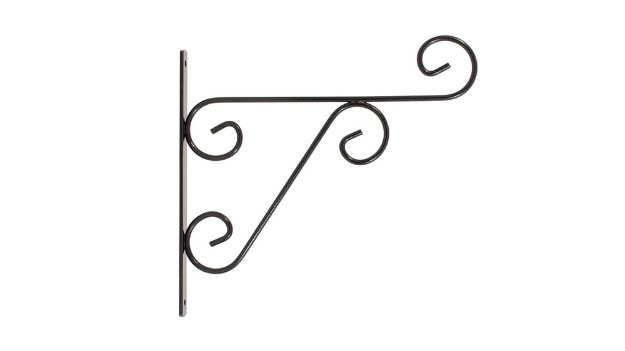 Image de PATÈRE 29CM FER ROND ANTHRACITE MÉTALLISÉ